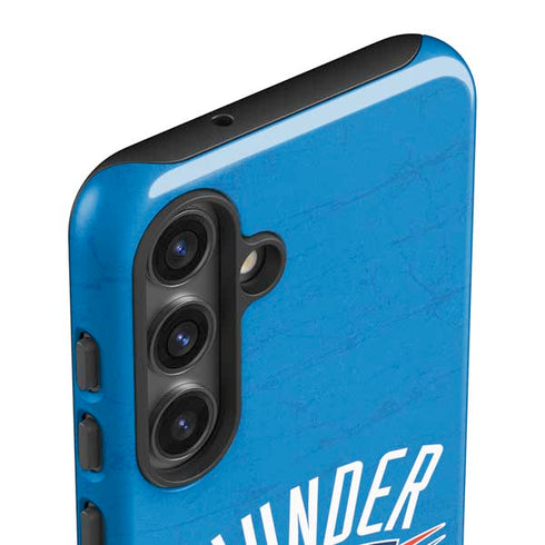 NBA OKC Thunder Distressed Galaxy S24 Plus Impact Case